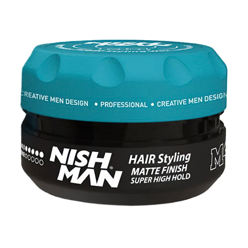 Чоловічий матовий віск для укладання волосся Nishman Matte Finish Super High Hold Wax M4, 30 мл