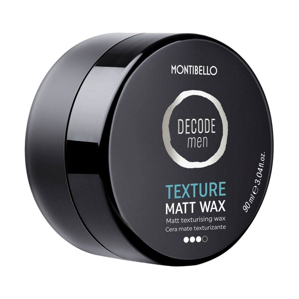 Матовий віск для волосся Montibello Decode Texture Men Matt Wax, 90 мл