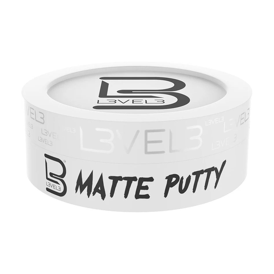 Віск для укладання волосся Level3 Matte Putty матовий, середньої фіксації, 150 мл